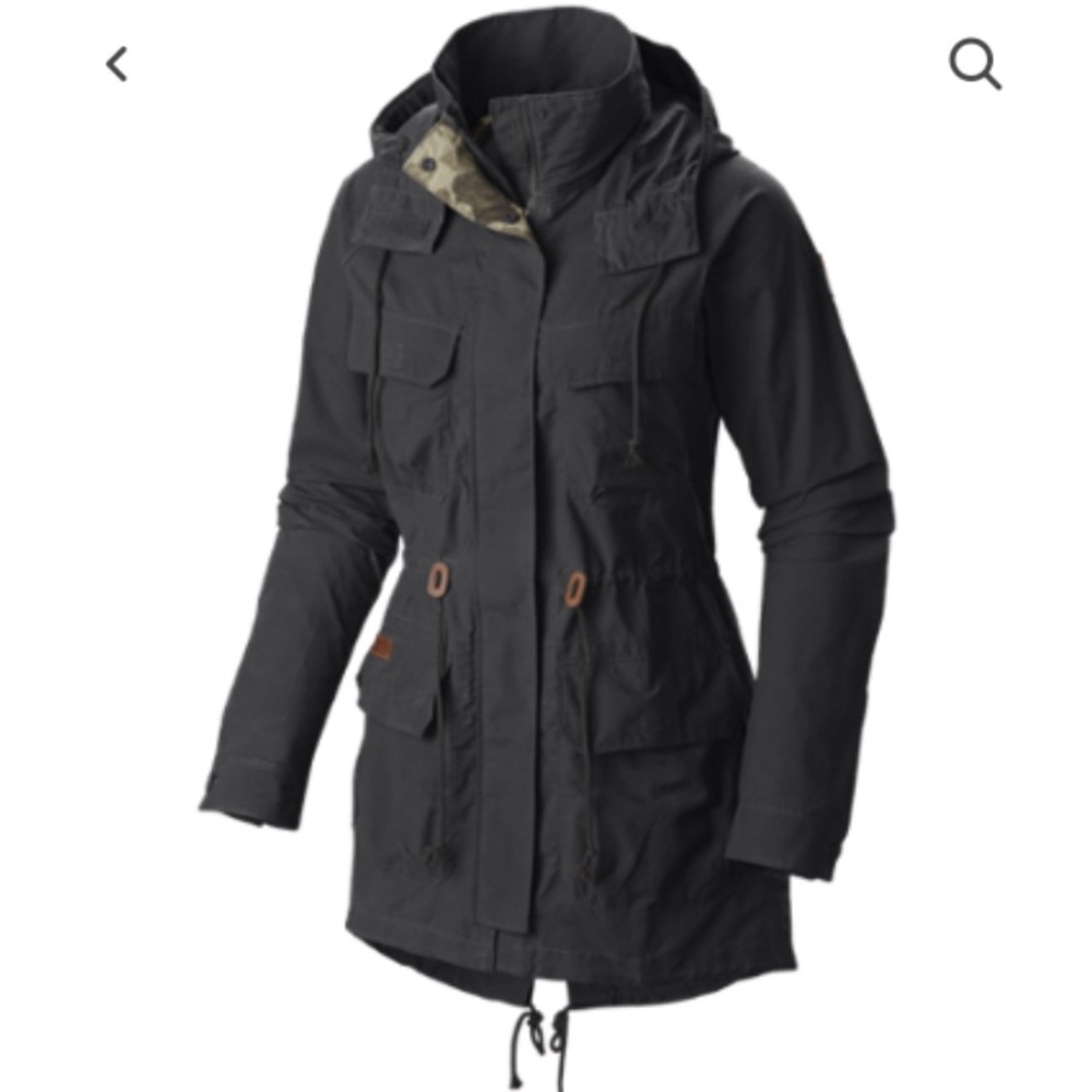 Columbia Tillicum Bridge Black Utility Jacket